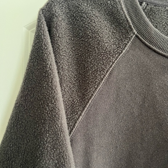 NWT Z Supply Dark Grey Crewneck Fleece Top - Picture 6 of 8